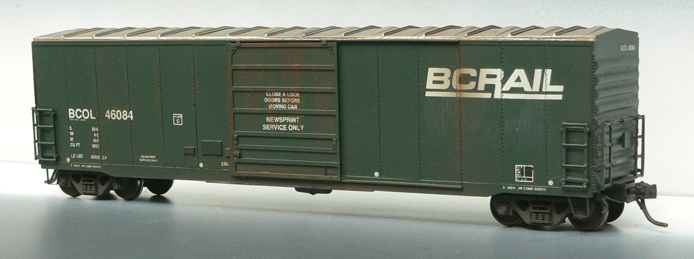 bcol newsprint box car