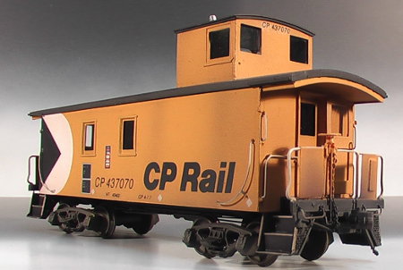 cp rail wooden caboose